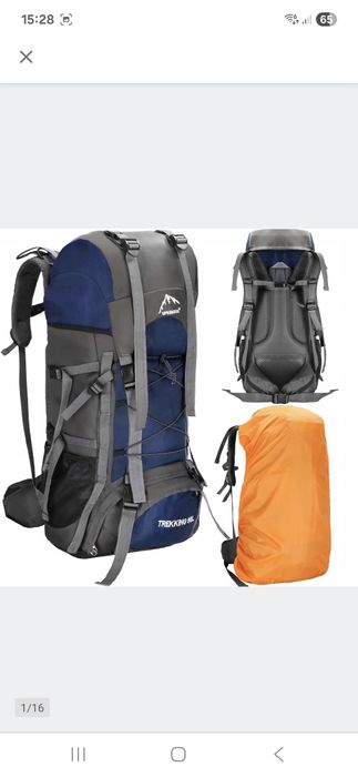 Plecak górski turystyczny trekkingowy sportowy 90l