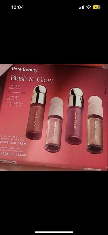 Rare Beauty blush & glow coffrett set