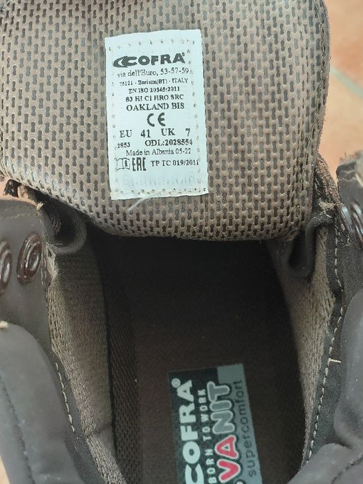 Botas proteção cabedal Cofra S3S