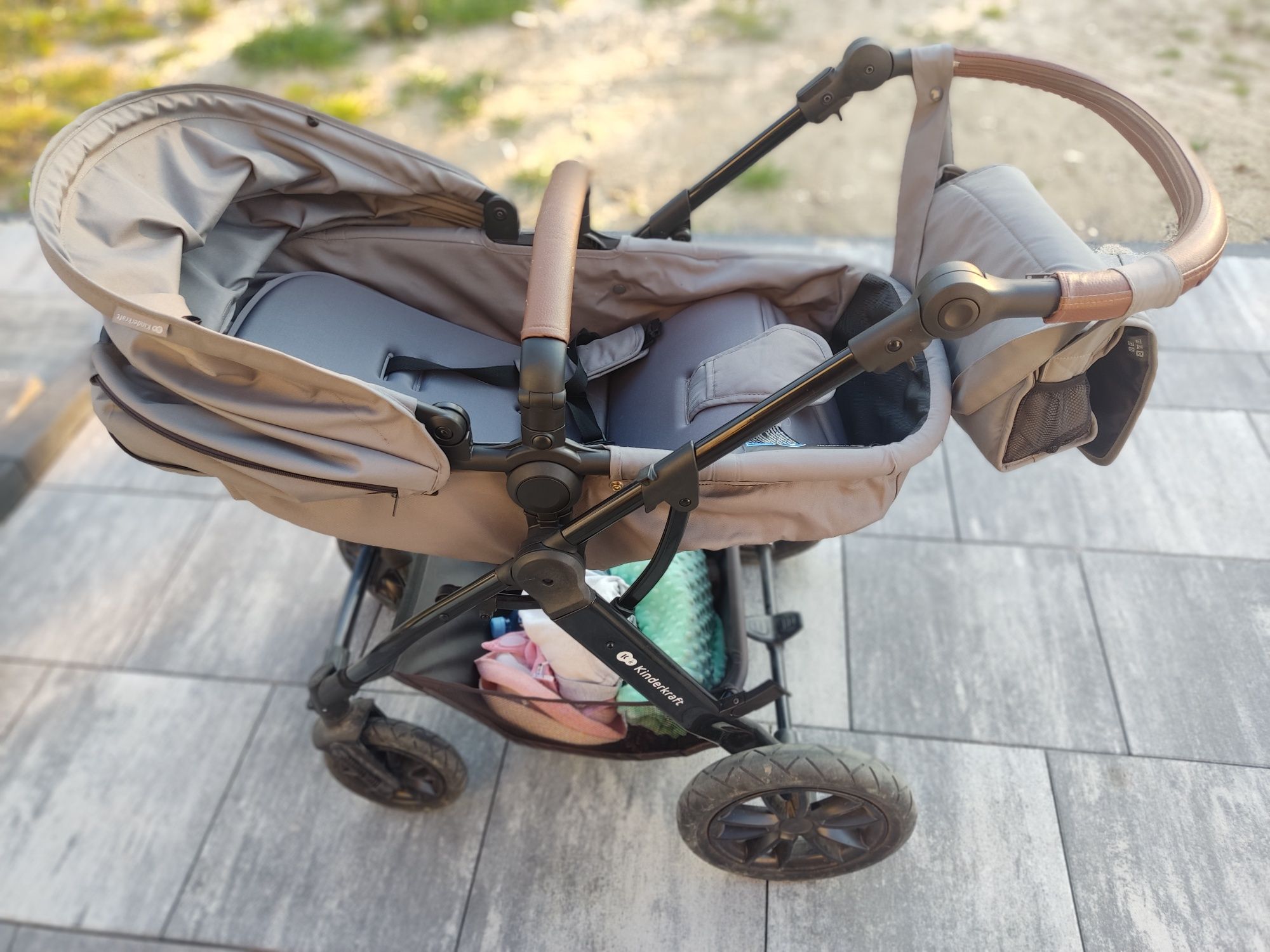 Wózek dziecięcy KINDERKRAFT MOOV wielofunkcyjny 3W1