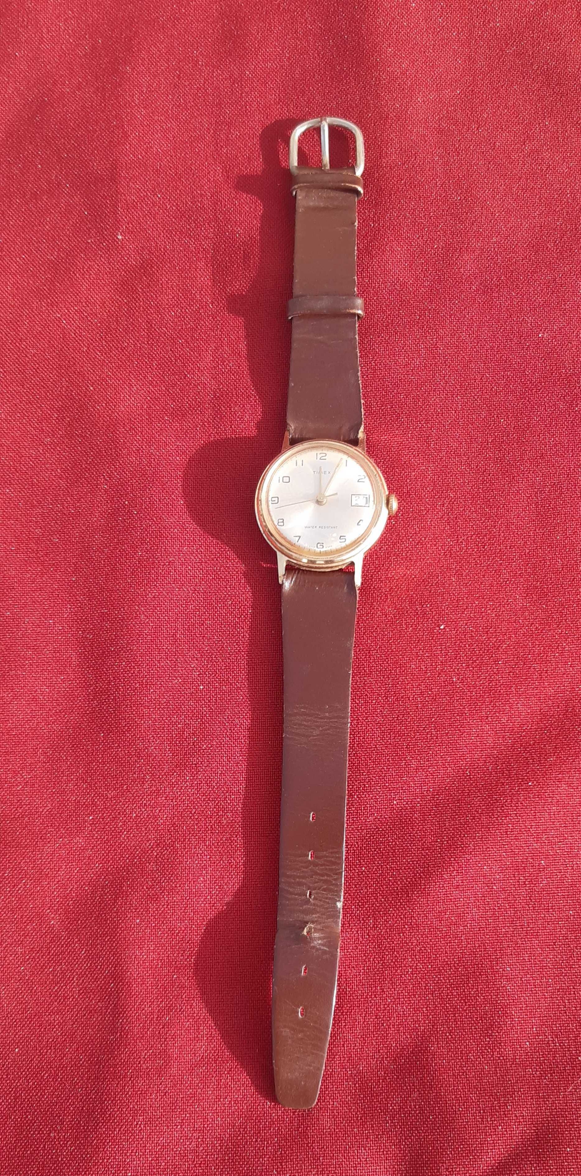 TIMEX, Relógio de Corda, Vintage, "Plaqué Or".