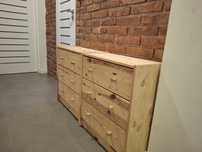 Komoda z litego drewna Ikea RAST 2 szt.