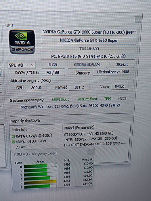 Komputer stacjonarny AMD Ryzen 5/GTX 1660 super/NVME do gier