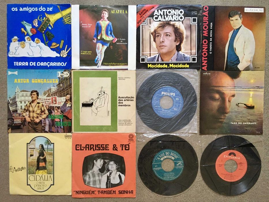Discos de vinil singles - música portuguesa e africana