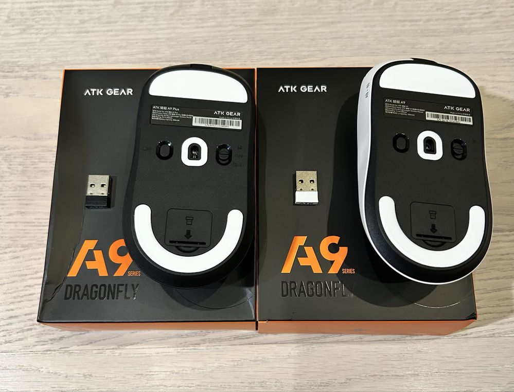 Atk A9 (plus) - ігрова миша 1K 53g. paw 3395, huano optical