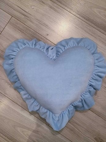 poduszka serce z falbanką velvet wzory