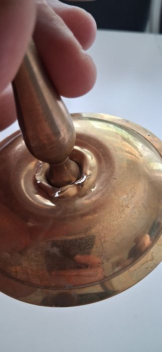 Lampa oliwna uszkodzona