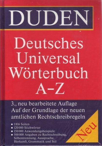 Duden Uniwersalworterbuch 3 Auflage