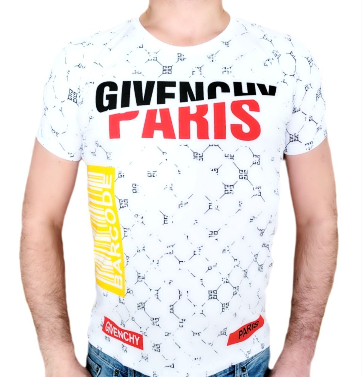 Koszulka T-Shirt Givenchy Paris  z nadrukiem