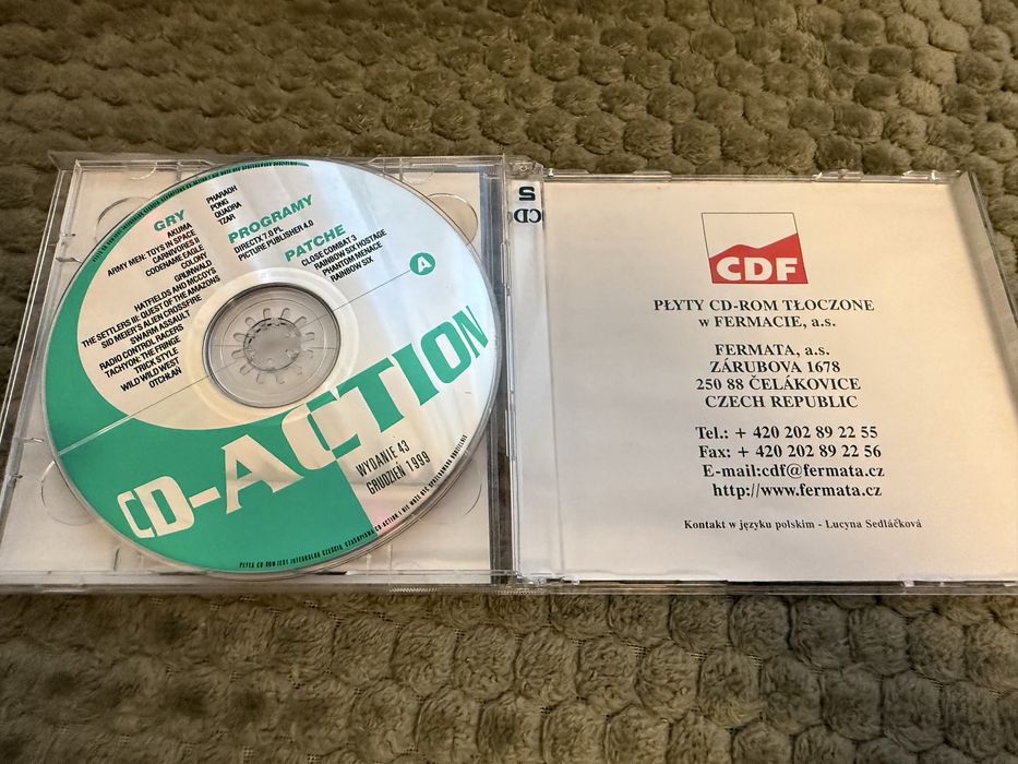 Gra PC - Earth 2140 PL + Dink Smallwood CDAction 43 Grudzień 99 retro