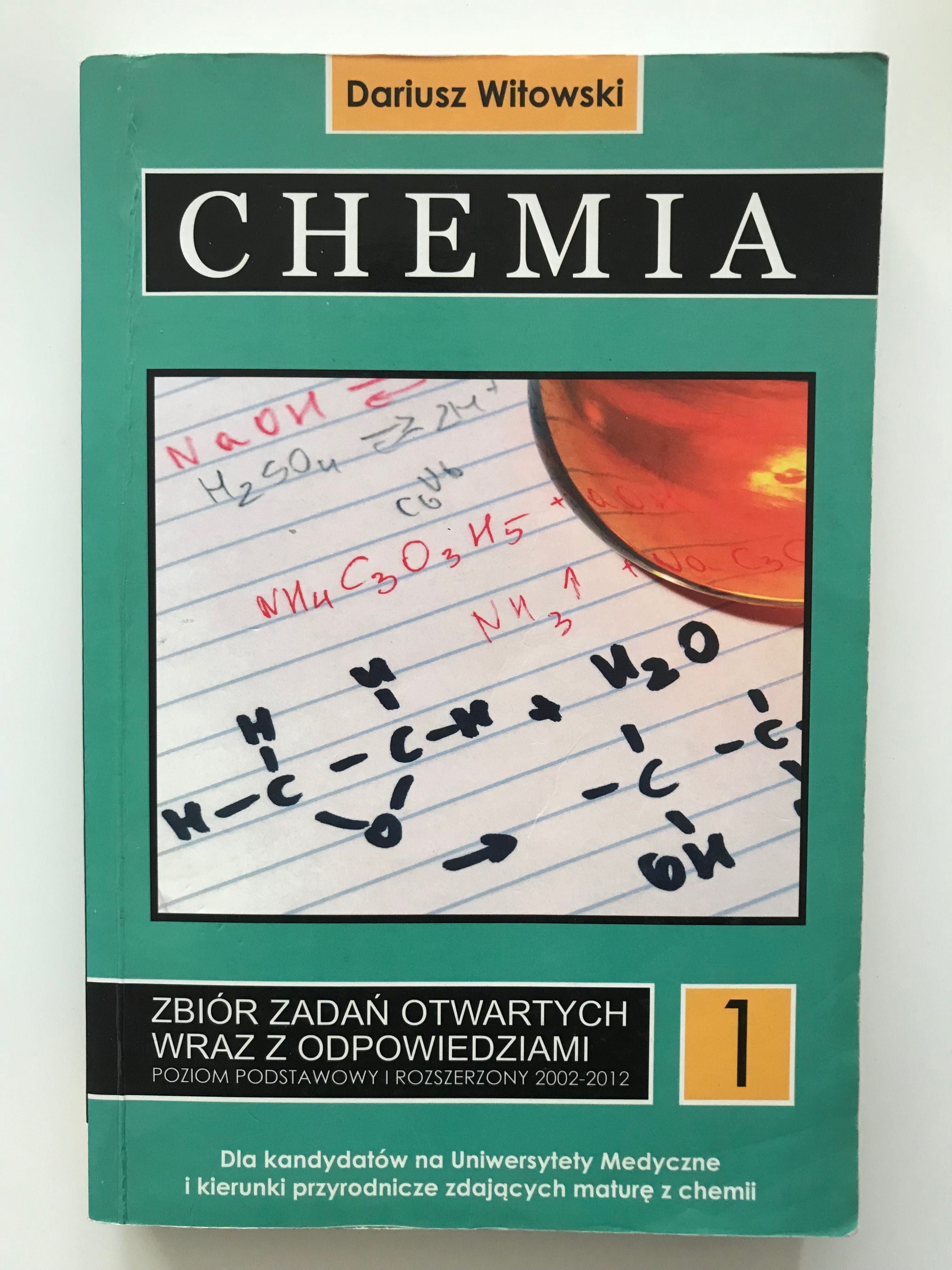 ZESTAW: Chemia 1, 2, 3, 4; Zbiór zadań; Witowski