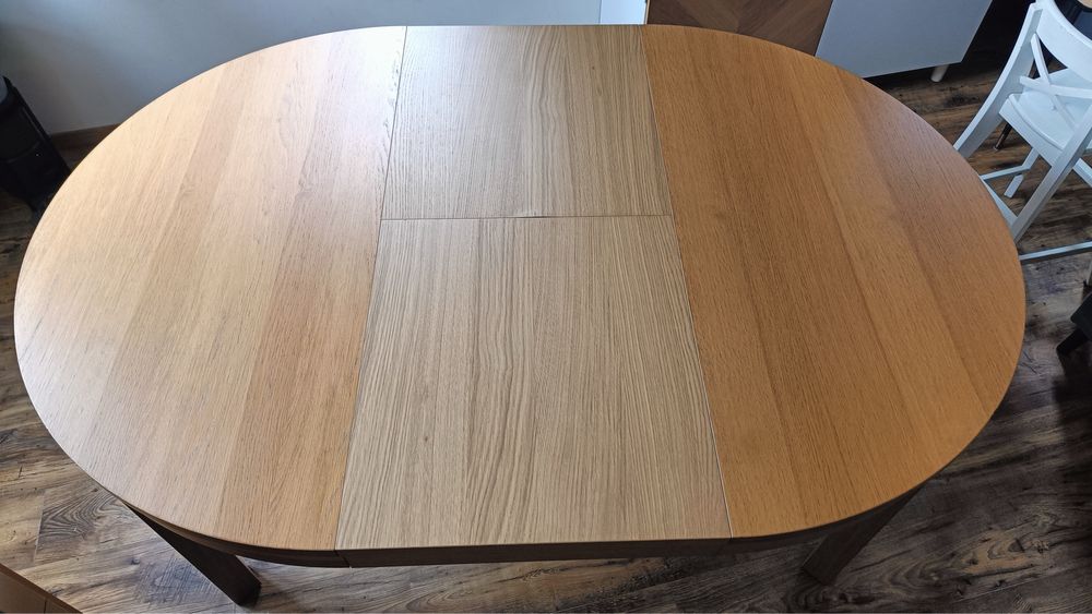 Stół Bjursta Ikea rozkladany okragły