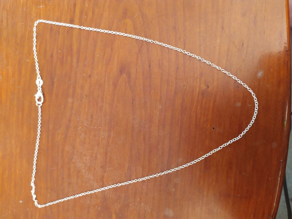 Klasyczny srebrny łańcuszek 60 cm