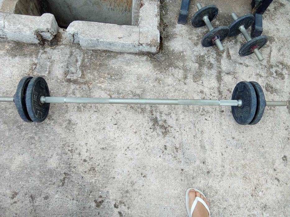 Kit para treino musculação