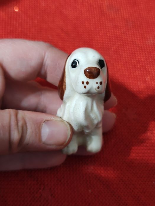 Figurka psa setera, PRL  Kuka Wojciech Rydz