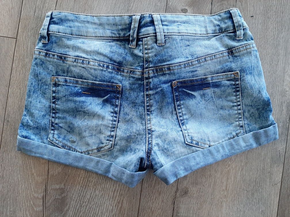 Szorty krótkie spodenki jeansowe tom tailor r. 152