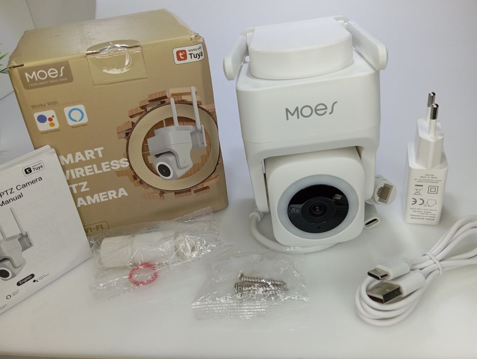 ‼️ MOES Tuya Wi-fi Smart cam 3MP НАРУЖНЯ Вай-фай камера Датчик РУХУ ‼️