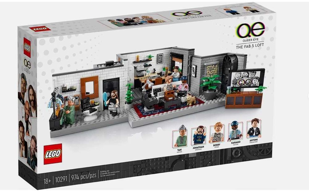 LEGO 10291 - Queer Eye - The Fab 5 Loft
