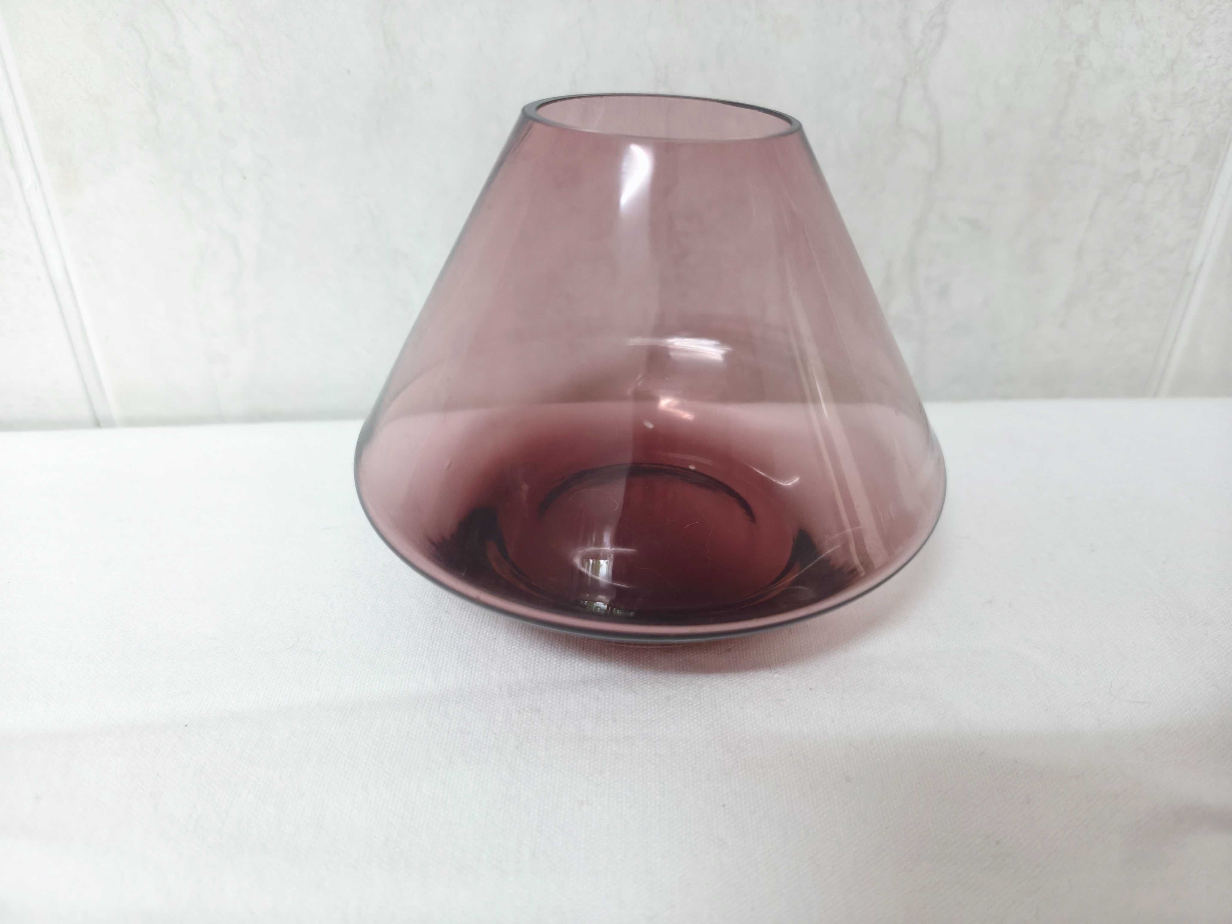 Porta velas em vidro