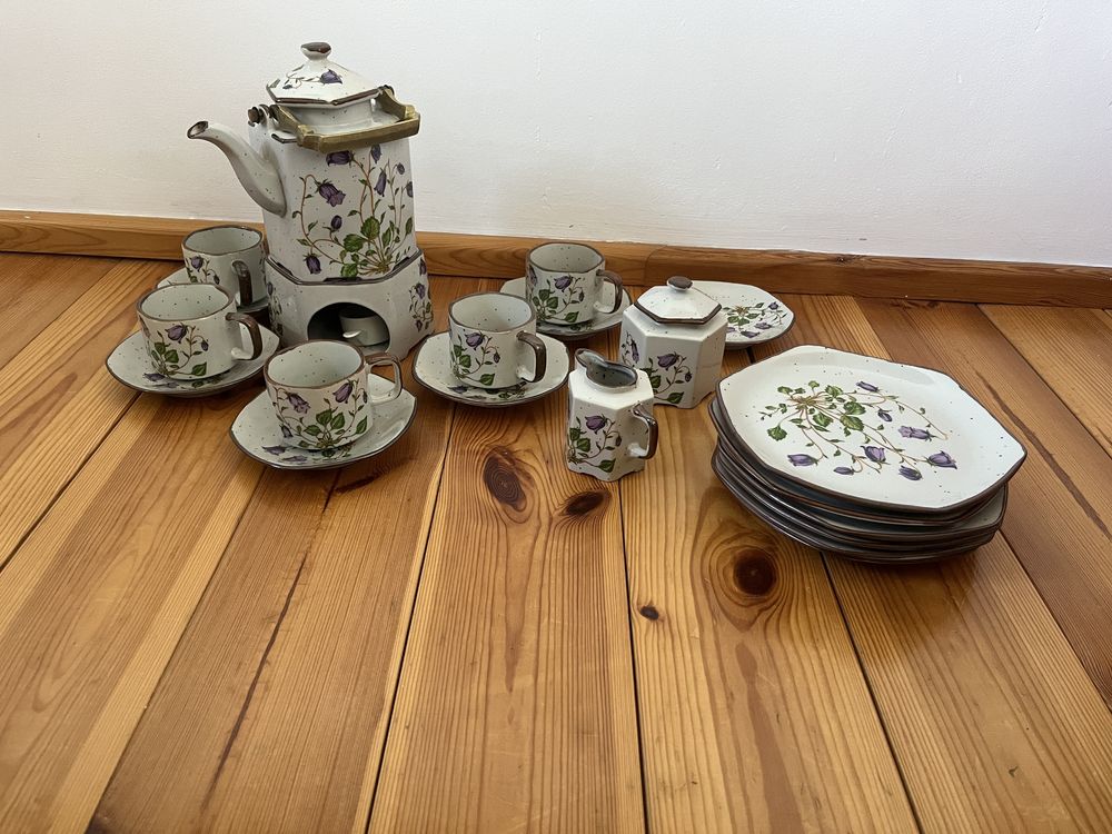 Serwis kawowy z porcelany- produkcja Niemcy