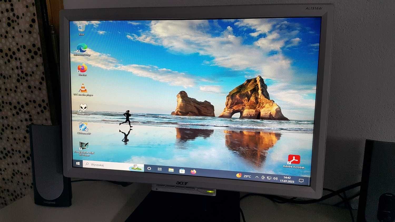 Monitor komputerowy Acer AL1916W matryca 19 cali
