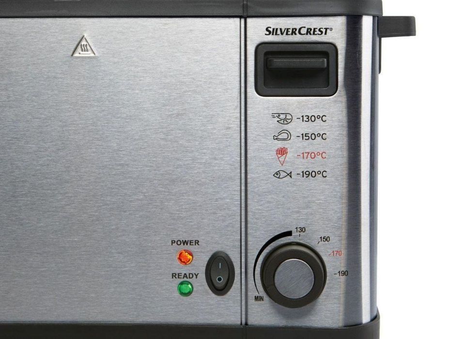 Подвійна фритюрниця SilverCrest® SEF3 2000 B1 4л (2+2) Germany