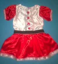Нарядное платье Красная Шапочка .Кукла 5-7 лет