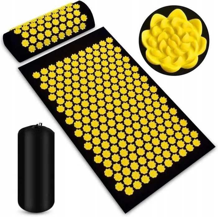 NOWA!!! Mata do Akupresury Zdrowotna z Kolcami Pobudzająca