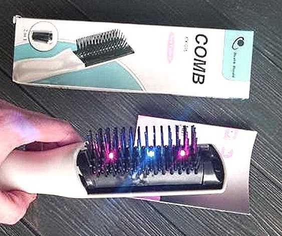Расческа-вибромассажер с инфракрасным излучением, Comb XTK-016