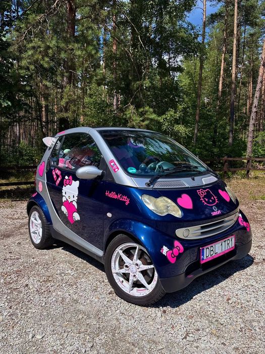 Smart Fortwo cabrio , 600cm3 turbo , klima, nowy dach , doinwestowany
