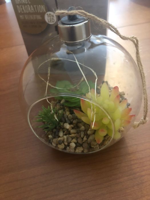 Decoração de pendurar com luzes Led