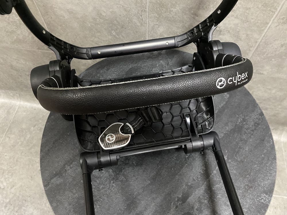 Коляска Cybex каркас прогулочного блока Priam 3.0+ бампер chrome black