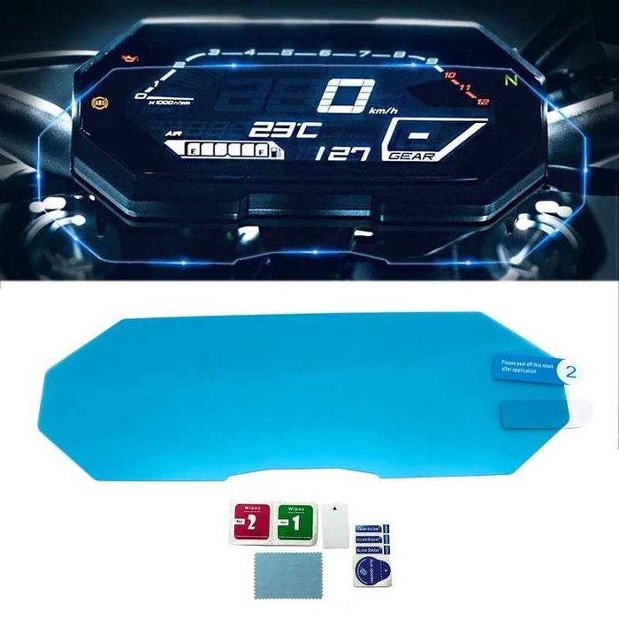 Película Protetora Ecrã Yamaha MT-07 de 21 a 22 - Proteção Anti-Risco