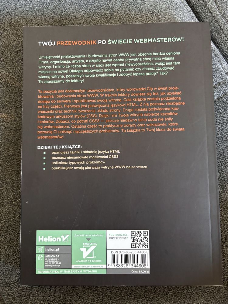 HTML i CSS. Zaprojektuj i zbuduj witrynę WWW