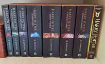 Harry Potter zestaw 8 książek czarna okładka