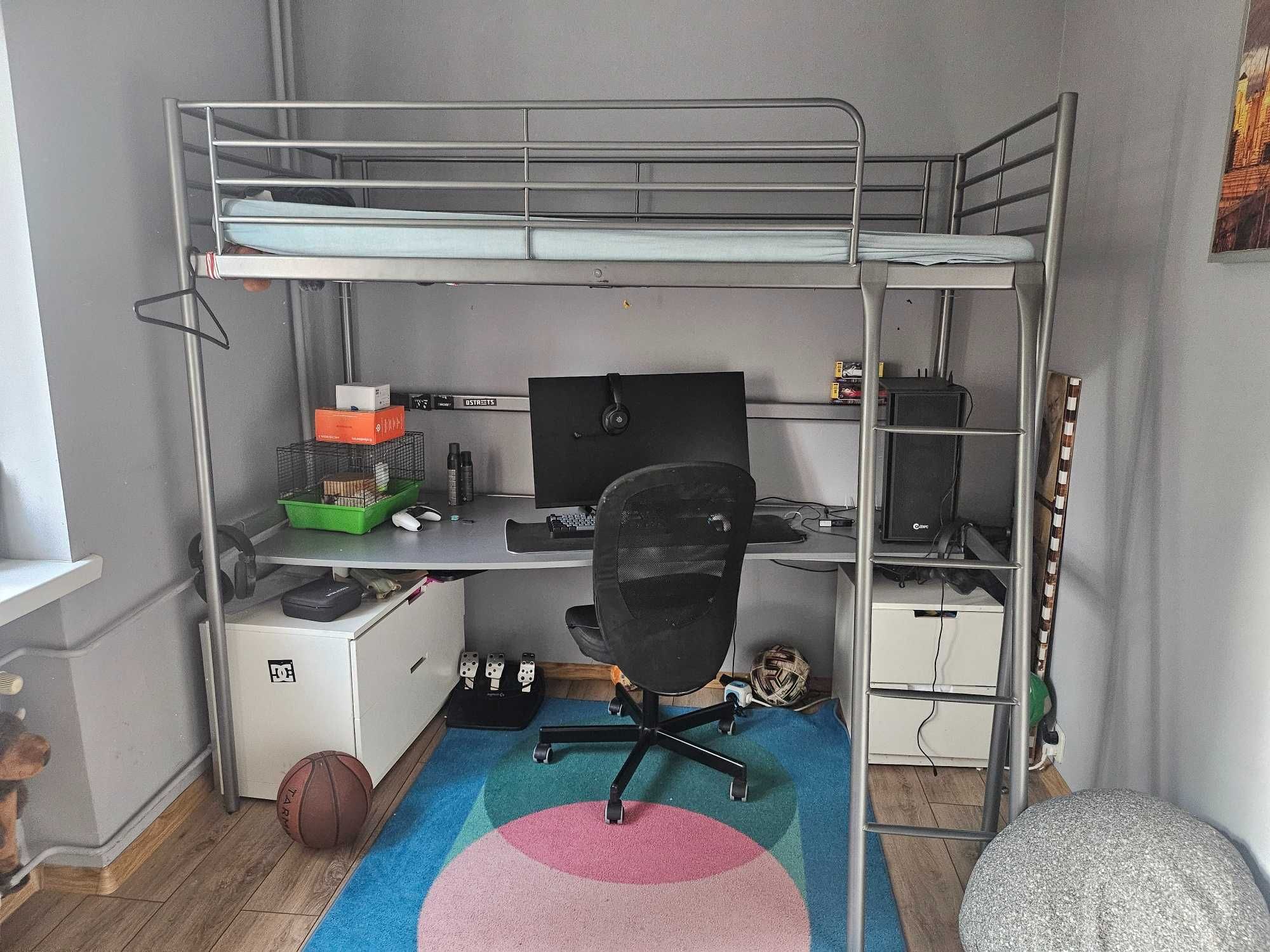 Łóżko z biurkiem Antresola IKEA