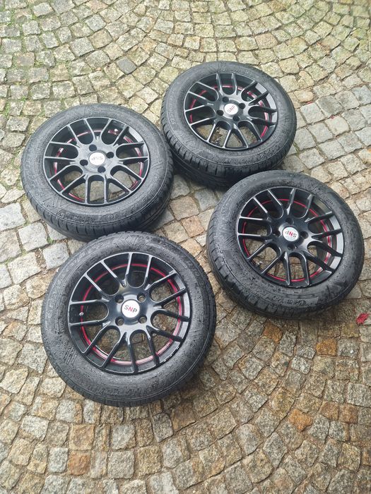 Alufelgi 4x100 z oponami letnimi 175/65/14