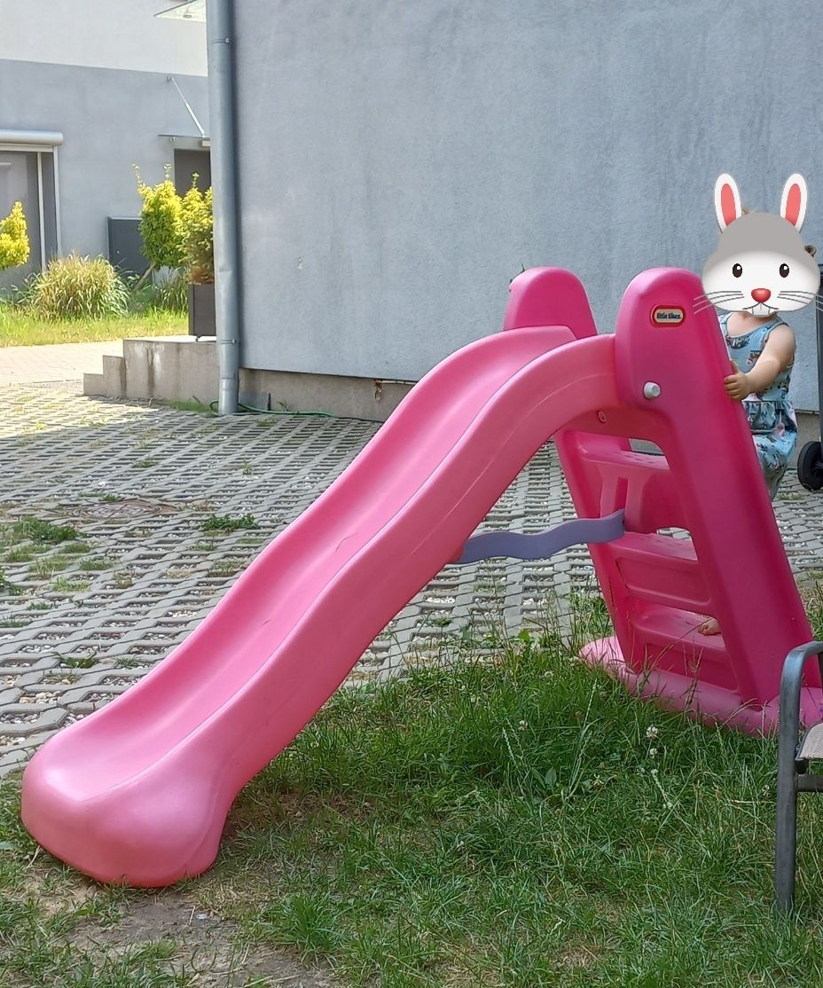Zjeżdżalnia Little Tikes różowa