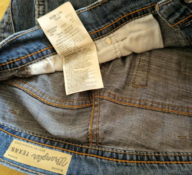 Джинси чоловічі Wrangler W38 L34 TEXAS Original
