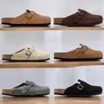 Шлепанцы сабо мужские женские летние клоги Birkenstock Boston 36-45p