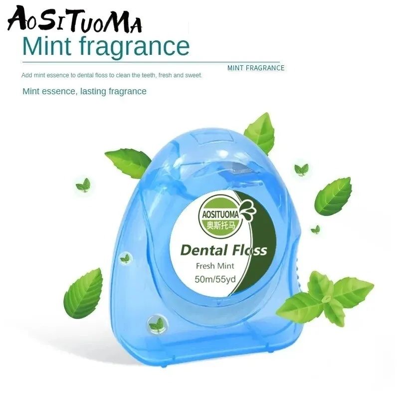 Dental floss fresh mint Зубна нитка для догляду за зубами