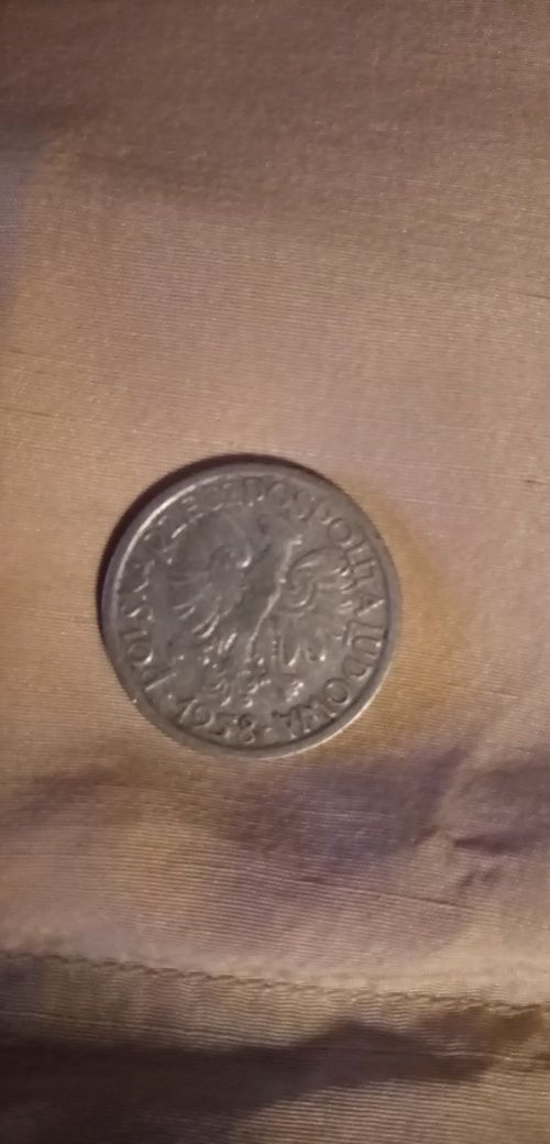 Moneta 2zl z 1958r