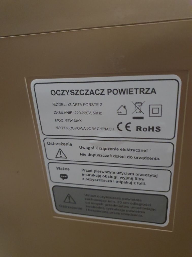 Odświeżacz powietrza Klarta Forste 2 bez filtrów