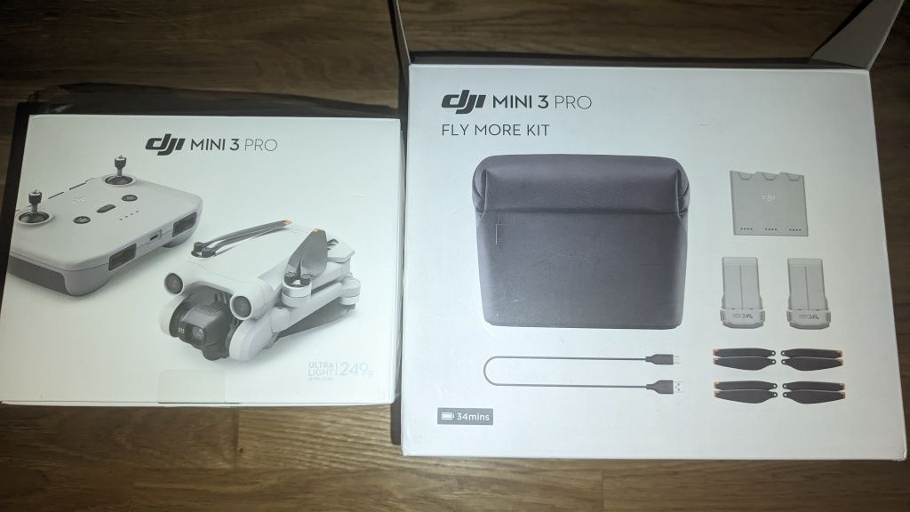 DJI Mini 3 Pro з RC-N1 Remote + Fly More Combo + batteries + charger