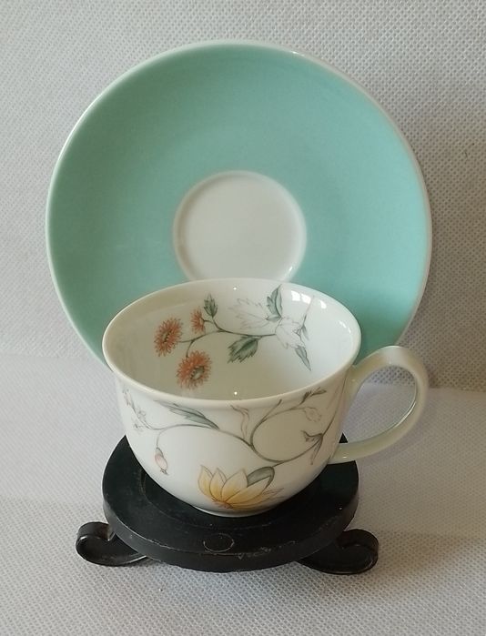 Chávena de café com pires em porcelana Vista Alegre