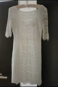 Sukienka biała koronka