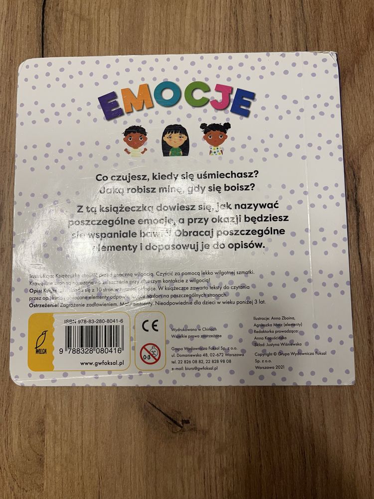 Książka dla dziecka „Emocje”