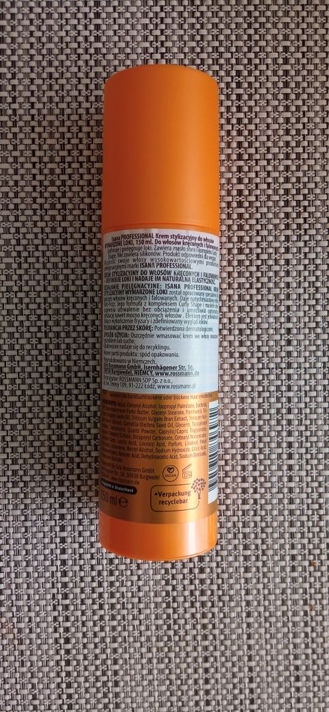 Krem do stylizacji loków -Isana professional Styling Creme Locken Trau