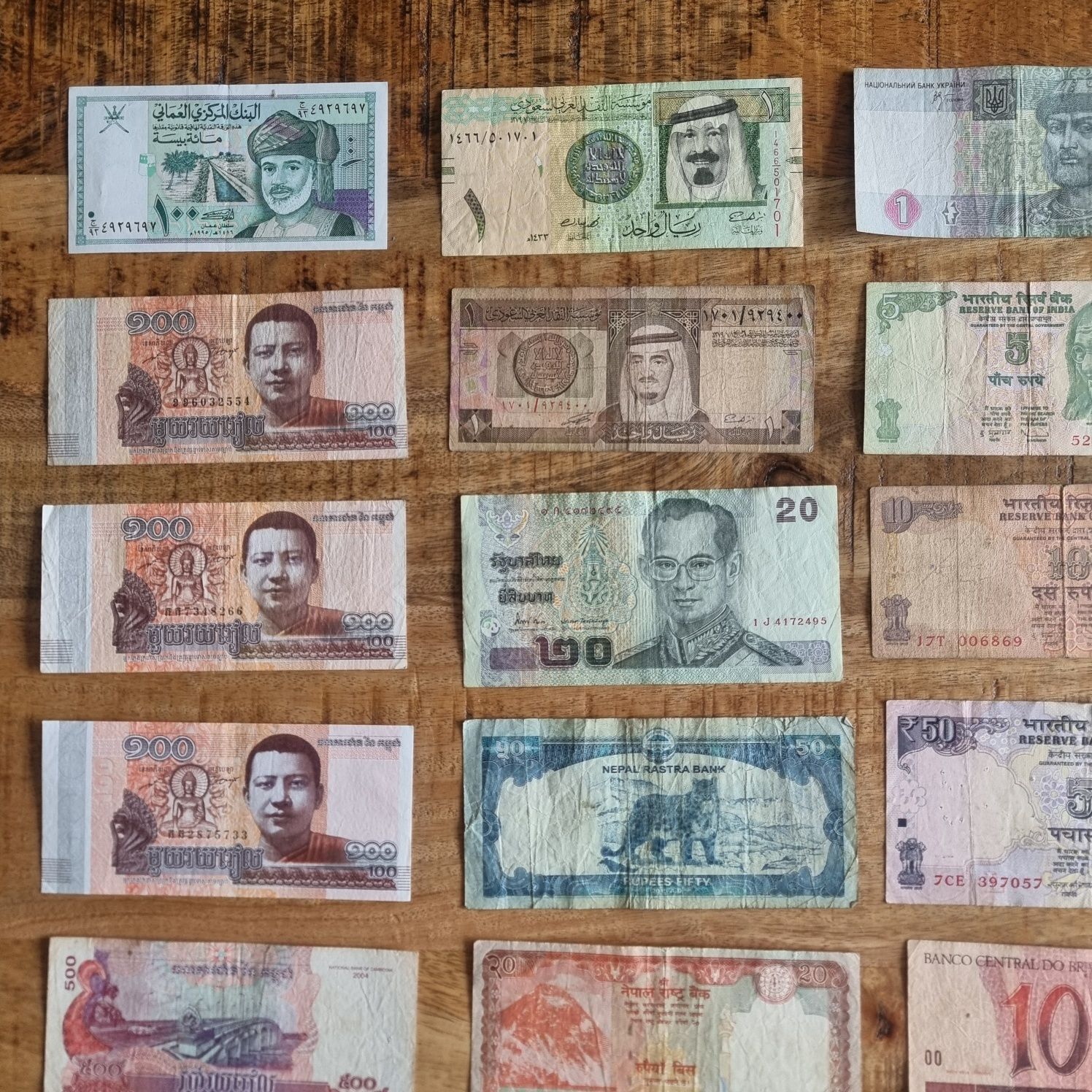 Banknoty papierowe Świat