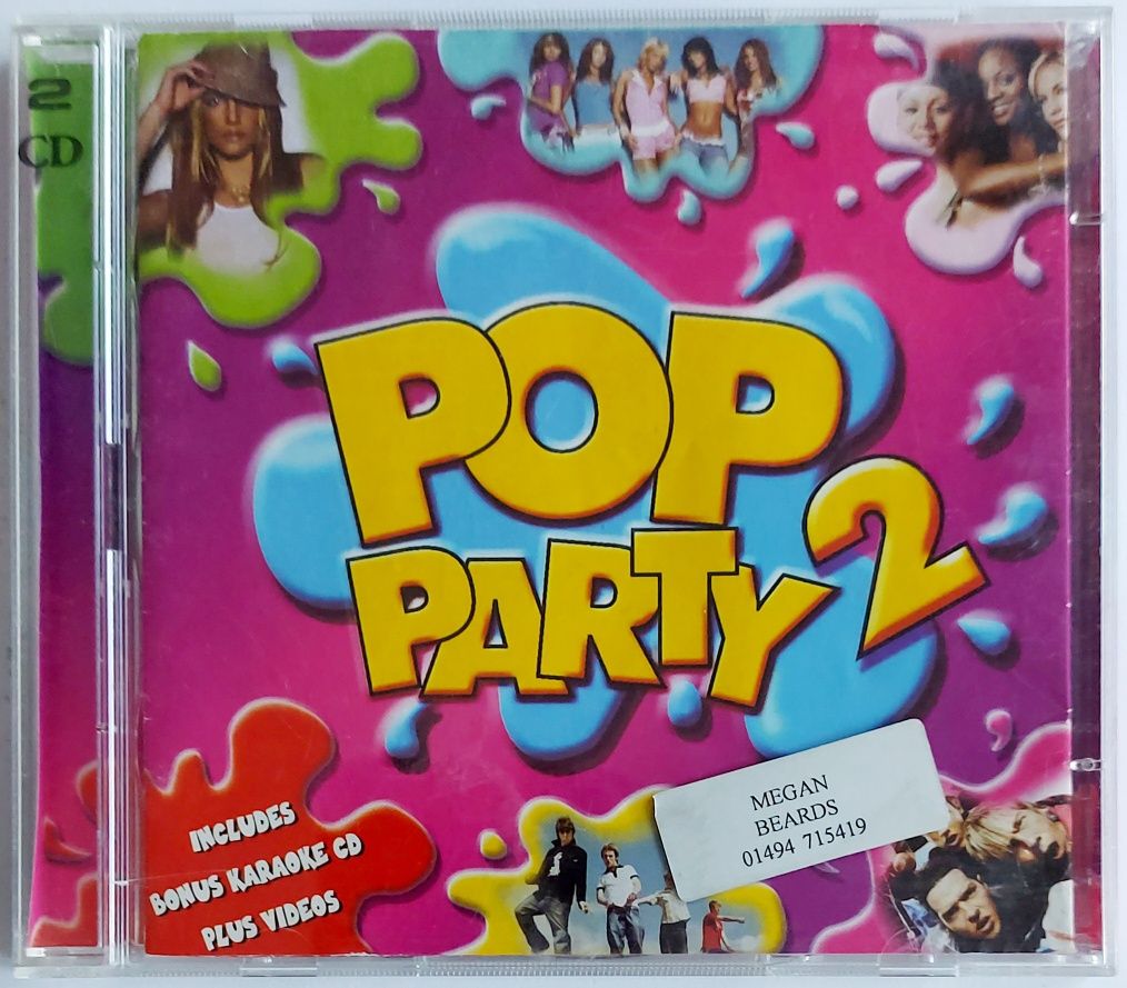 Pop Party 2 2CD 2004r Britney Spears Sugababes Los Del Rio Ozone McFly